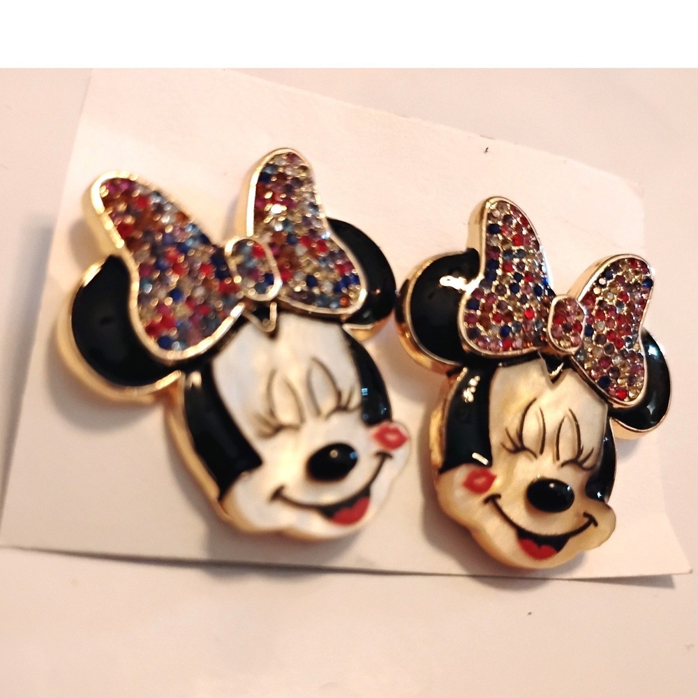 ❤️Disney x Baublebar Minnie Mouse Stud Earrings disneycore Coquette Whimsical